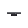 Manzoni Cleat 4-1/4 Inch Bar Cabinet Knob from the Industrial Collection Flat Black