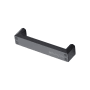 Manzoni Platform 5-1/16 Inch Center to Center Handle Cabinet Pull from the Industrial Collection Flat Black