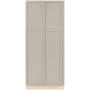 Maplevilles Cabinetry Inset 36" Wide x 84" Tall 4 Door Tall or Pantry Cabinet Tuscan Grey