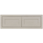 Maplevilles Cabinetry Inset 36" Wide x 12" Tall Double Door Wall Cabinet Tuscan Grey