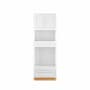 Maplevilles Cabinetry Inset 31" Wide x 93" Tall Double Door Tall or Pantry Double Oven Cabinet with Single Drawer Snow White