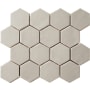 Marazzi Artistic Reflections 3" Hexagon Mosaic Tile, Ceramic Look Matte Finish - Sold by Sheet (1 SF per Sheet) Matte Mist