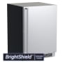 Marvel Professional 24 Inch Wide 5.5 Cu. Ft. Energy Star Rated Compact Refrigerator with BrightShield Stainless Steel