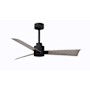 Matthews Fan Company Alessandra 42" 3 Blade Indoor Ceiling Fan Matte Black / Gray Ash