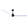 Matthews Fan Company Alessandra 72" 3 Blade Indoor Ceiling Fan Matte Black / Matte White