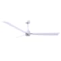 Matthews Fan Company Alessandra 72" 3 Blade Indoor Ceiling Fan Matte White