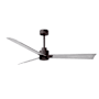Matthews Fan Company Alessandra 56" 3 Blade Indoor Ceiling Fan Textured Bronze / Barnwood