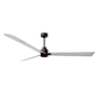 Matthews Fan Company Alessandra 72" 3 Blade Indoor Ceiling Fan Textured Bronze / Barnwood