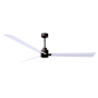 Matthews Fan Company Alessandra 72" 3 Blade Indoor Ceiling Fan Textured Bronze / Matte White