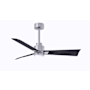 Matthews Fan Company Alessandra 42" 3 Blade Indoor Ceiling Fan Brushed Nickel / Matte Black