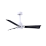 Matthews Fan Company Alessandra 42" 3 Blade Indoor Ceiling Fan Matte White / Matte Black