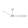 Matthews Fan Company Alessandra 56" 3 Blade Indoor Ceiling Fan Matte White