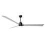 Matthews Fan Company Alessandra 72" 3 Blade Indoor Ceiling Fan Textured Bronze / Barnwood