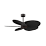 Matthews Fan Company Alessandra Tropical 48" 5 Blade Indoor / Outdoor Ceiling Fan Textured Bronze / Matte Black
