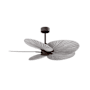 Matthews Fan Company Alessandra Tropical 48" 5 Blade Indoor / Outdoor Ceiling Fan Textured Bronze / Barn Wood Tone