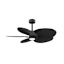 Matthews Fan Company Alessandra Tropical-LK 48" 5 Blade Indoor / Outdoor Ceiling Fan Matte Black