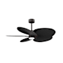 Matthews Fan Company Alessandra Tropical-LK 48" 5 Blade Indoor / Outdoor Ceiling Fan Textured Bronze / Matte Black