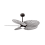 Matthews Fan Company Alessandra Tropical-LK 48" 5 Blade Indoor / Outdoor Ceiling Fan Textured Bronze / Barn Wood Tone