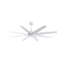 Matthews Fan Company Ariella 64" 8 Blade Indoor / Outdoor Ceiling Fan Matte White