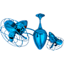Matthews Fan Company Ar Ruthiane 13" 6 Blade Indoor Ceiling Fan Light Blue