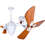 Matthews Fan Company Ar Ruthiane 16" 6 Blade Indoor Ceiling Fan White