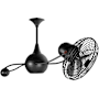 Matthews Fan Company Brisa 2000 13" 3 Blade Indoor Ceiling Fan Black