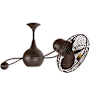 Matthews Fan Company Brisa 2000 13" 3 Blade Indoor Ceiling Fan Bronzette