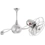 Matthews Fan Company Brisa 2000 13" 3 Blade Indoor Ceiling Fan Polished Chrome