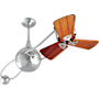 Matthews Fan Company Brisa 2000 16" 3 Blade Indoor Ceiling Fan Chrome (Damp Location)