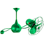 Matthews Fan Company Brisa 2000 13" 3 Blade Indoor Ceiling Fan Green