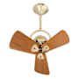 Matthews Fan Company Bianca Direcional 16" 3 Blade Indoor Ceiling Fan Brushed Brass