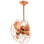 Matthews Fan Company Bianca Direcional 13" 3 Blade Indoor Ceiling Fan with Wall Control Brushed Copper