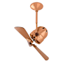 Matthews Fan Company Bianca Direcional 16" 3 Blade Indoor Ceiling Fan Brushed Copper
