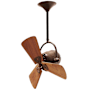Matthews Fan Company Bianca Direcional 16" 3 Blade Indoor Ceiling Fan Bronzette