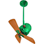 Matthews Fan Company Bianca Direcional 16" 3 Blade Indoor Ceiling Fan Green