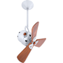 Matthews Fan Company Bianca Direcional 16" 3 Blade Indoor Ceiling Fan White