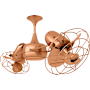 Matthews Fan Company Duplo-Dinamico 13" 6 Blade Indoor Ceiling Fan Brushed Copper