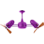 Matthews Fan Company Duplo-Dinamico 16" 6 Blade Indoor Ceiling Fan Light Purple