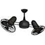 Matthews Fan Company Dagny 16" 6 Blade Indoor Ceiling Fan with Remote Control Textured Bronze / Textured Bronze