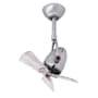 Matthews Fan Company Diane 16" 3 Blade Indoor Ceiling Fan with Remote Control Brushed Nickel / Barnwood