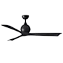 Matthews Fan Company Irene-3 60" 3 Blade Indoor Ceiling Fan Matte Black