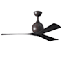 Matthews Fan Company Irene-3 52" 3 Blade Indoor Ceiling Fan Textured Bronze / Matte Black