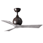 Matthews Fan Company Irene-3 42" 3 Blade Indoor Ceiling Fan Textured Bronze / Barn Wood Tone