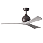 Matthews Fan Company Irene-3 52" 3 Blade Indoor Ceiling Fan Textured Bronze / Barn Wood Tone
