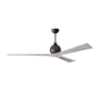 Matthews Fan Company Irene-3 72" 3 Blade Indoor / Outdoor Ceiling Fan Textured Bronze / Barn Wood Tone