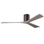 Matthews Fan Company Irene-3H 60" 3 Blade Indoor Ceiling Fan Brushed Bronze / Gray Ash