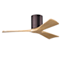 Matthews Fan Company Irene-3H 42" 3 Blade Indoor Ceiling Fan Brushed Bronze / Light Maple Tone