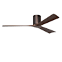 Matthews Fan Company Irene-3H 60" 3 Blade Indoor Ceiling Fan Brushed Bronze / Walnut