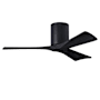 Matthews Fan Company Irene-3H 42" 3 Blade Indoor Ceiling Fan Matte Black