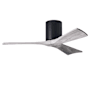 Matthews Fan Company Irene-3H 42" 3 Blade Indoor Ceiling Fan Matte Black / Barn Wood Tone
